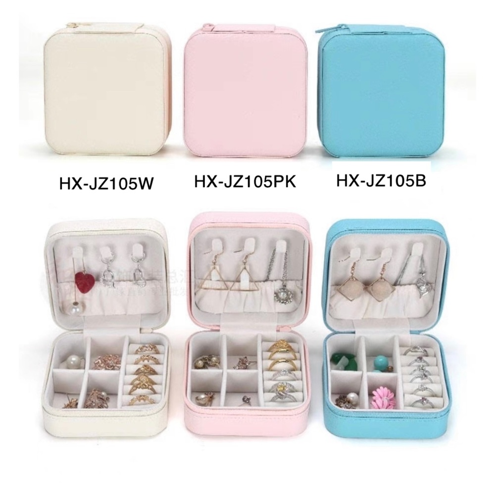 Travel Jewelry Organizer Zipper Bag/Box (1 pcs)